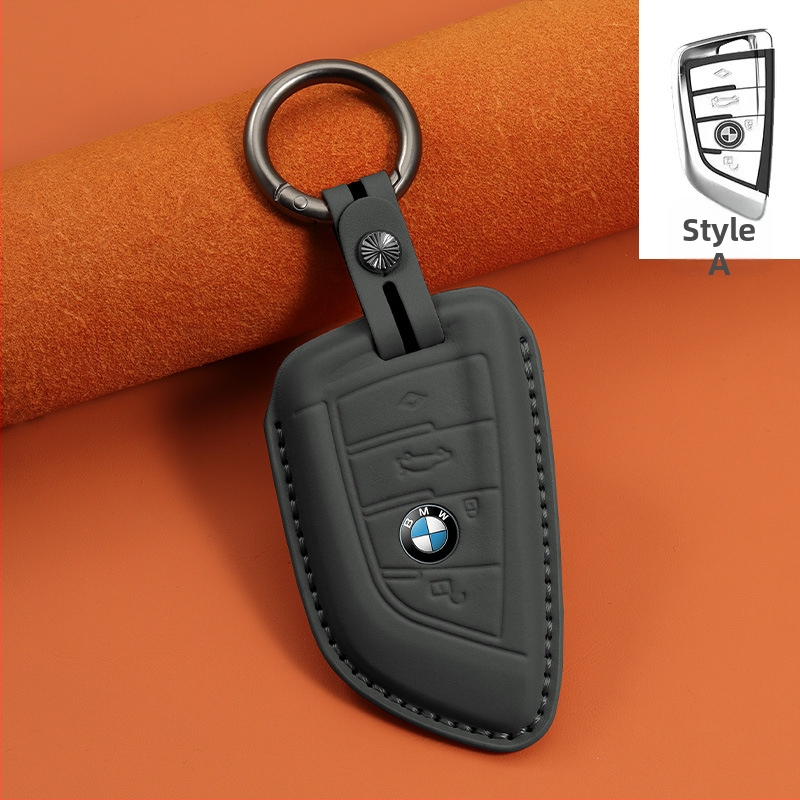 BMW puzdro na kľúče z hovädzej kože – luxusný štýl, kompatibilné s radmi 1/3/5 a modelmi X1/X3/X5, personalizácia k dispozícii