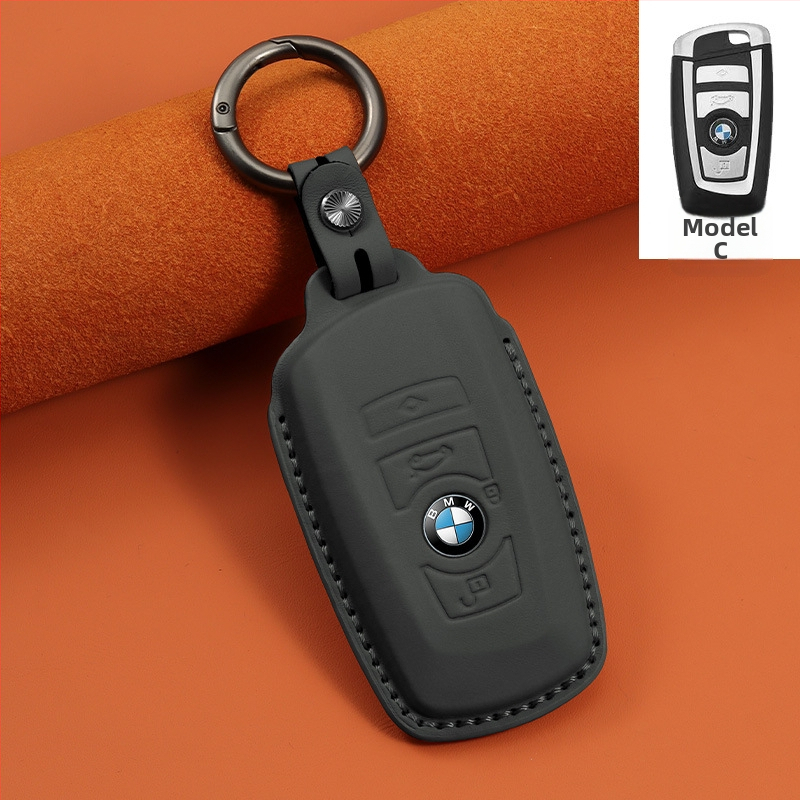 BMW puzdro na kľúče z hovädzej kože – luxusný štýl, kompatibilné s radmi 1/3/5 a modelmi X1/X3/X5, personalizácia k dispozícii