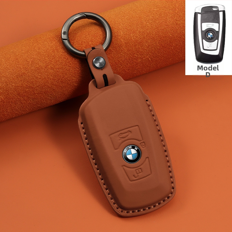 BMW puzdro na kľúče z hovädzej kože – luxusný štýl, kompatibilné s radmi 1/3/5 a modelmi X1/X3/X5, personalizácia k dispozícii