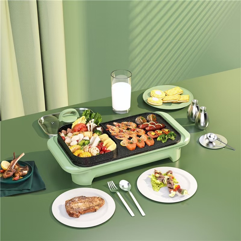 Električni lonac s više funkcija, kapacitet 4–5 L, unutarnji lonac od legure, snaga 1200–1500 W, upravljanje mikroprocesorom, pogodan za 3–4 osobe