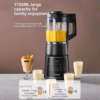 Supor vysokorýchlostný mixér s technológiou rozbíjania steny, kapacita 1,2 l, dotykové ovládanie, 3D rovnomerné zahrievanie, izolácia, ručné umývanie nie je potrebné