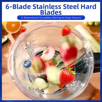 Мултифункционален високоскоростен блендер с интелигентно управление (3–5 порции; таймер; капацитет >1,2 л; модел MBL-038; тегло ≈4,7 кг)