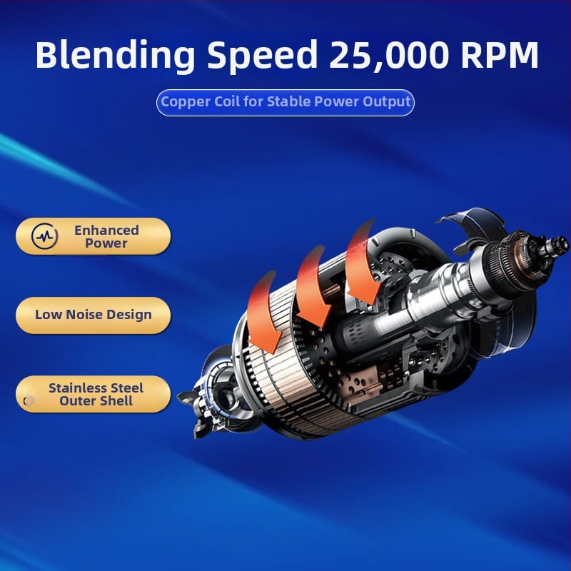 Мултифункционален високоскоростен блендер с интелигентно управление (3–5 порции; таймер; капацитет >1,2 л; модел MBL-038; тегло ≈4,7 кг)