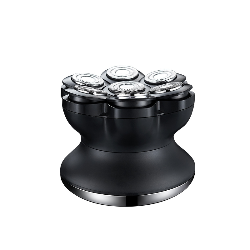 Aparat de ras fără fir pentru cap, complet lavabil, rezistent la apă, lamă din oțel inoxidabil, baterie încorporată 50–100 mAh