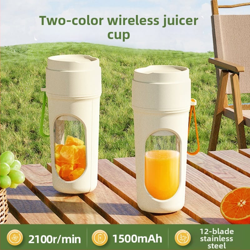 Prijenosni punjivi sokovnik, 18000 rpm, 12-rednih noževa, PC plast, kapacitet 401–600 ml, snaga 40 W