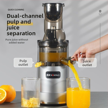 Сокоизстисквачка с разделяне на пулпа, за дома и бизнеса, мощност 501–800 W, скорост 60 rpm, корпус от пластмаса