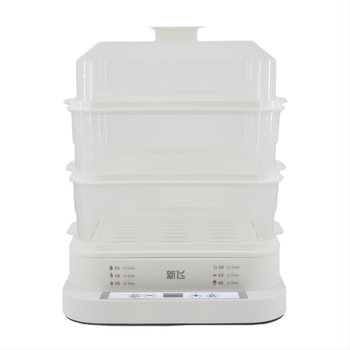 Elektrický parný hrniec s tromi alebo viac úrovňami, kapacita nad 10 l, dotykové ovládanie, výkon 800 W