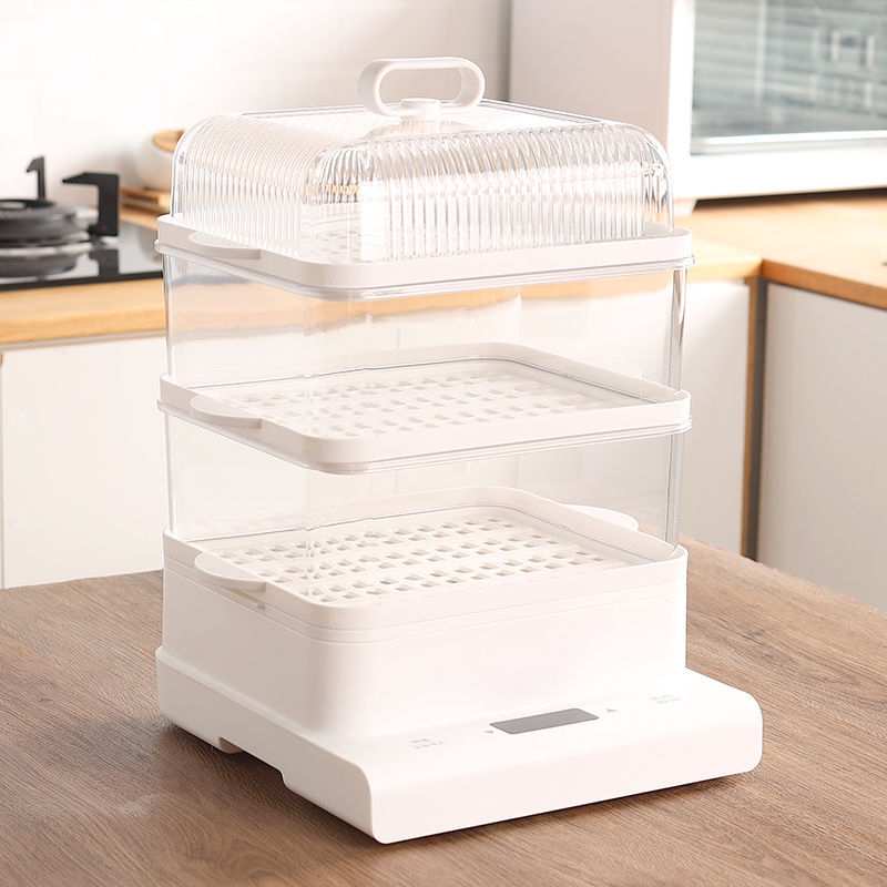 Aburitor electric cu trei sau mai multe niveluri, capacitate de peste 10 L, control tactil, putere 800 W