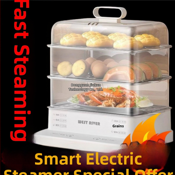 Elektrický parný hrniec, jednovrstvový, objem 10 l a viac, dotykové ovládanie, model 166