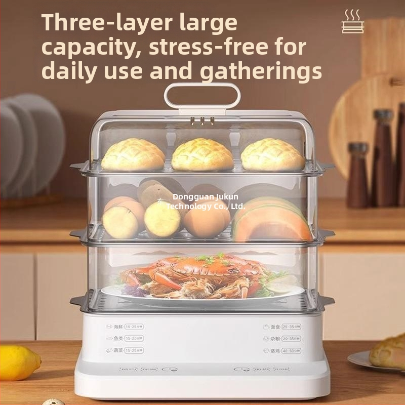 Elektrický parný hrniec, jednovrstvový, objem 10 l a viac, dotykové ovládanie, model 166