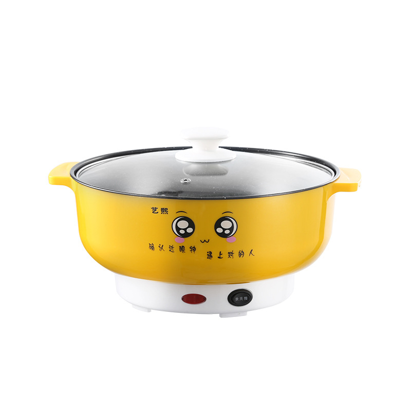 Električna posuda za kuhanje s nelepljivim unutarnjim dijelom, višenamjenska, snaga ispod 800W, za 1–2 osobe, plastično kućište, dubina unutarnje posude 10 cm; funkcije: parenje, kuhanje, prženje, dinstanje