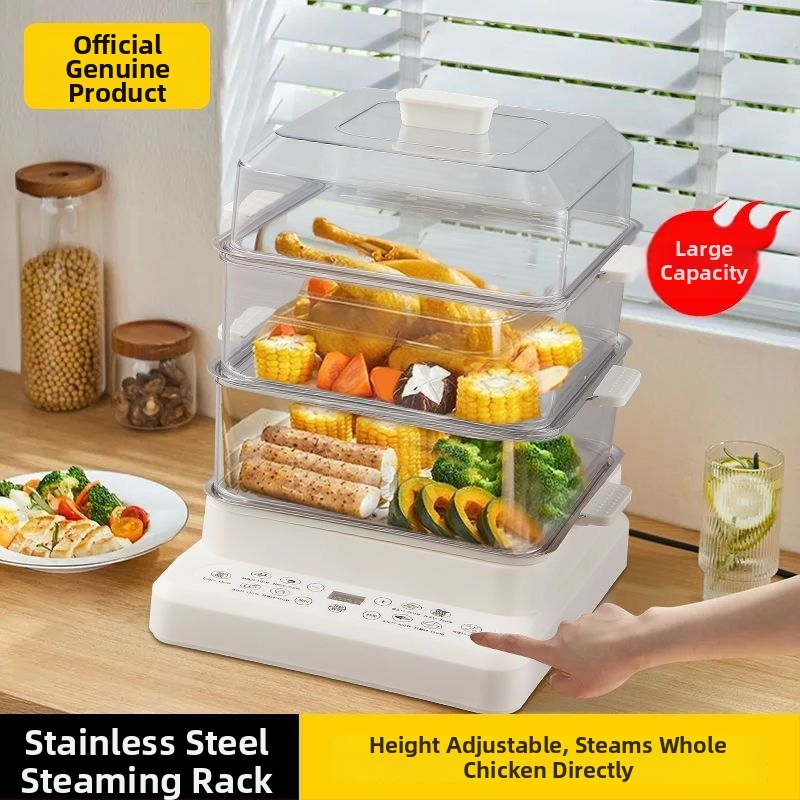 Elektrický parovar s jednou vrstvou, kapacita nad 10 l, dotykové ovládanie, funkcia rezervácie