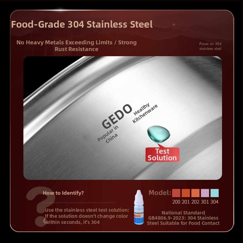 Parný hrniec, 3–poschodový, z 304 nerezovej ocele, obsahuje dve parné misky a jednu saunovú misu, bez dymu, vhodný na plynový varič