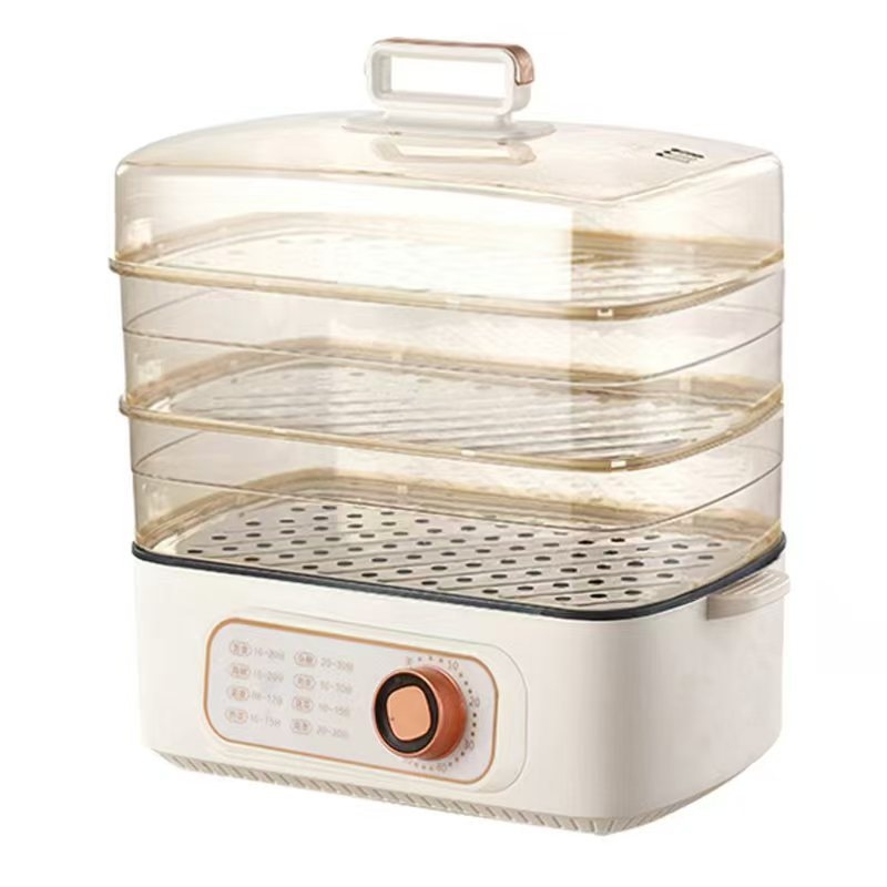 Aburitor electric pentru uz casnic, cu trei etaje, control mecanic, 220V, model Hg-zg06