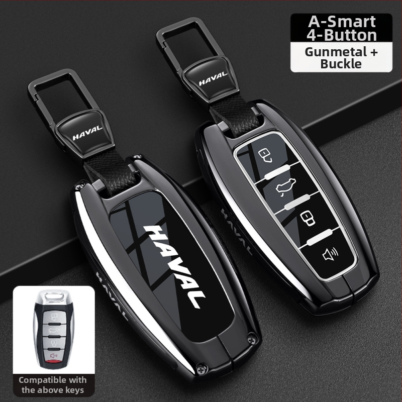 Kľúčový obal pre Haval – kompatibilný s H6, F7 Gen3, M6 Gen2, H7, Xiaolong, H9, H2; Zinkový zliatin, Vysoká kvalita, Značka Boden