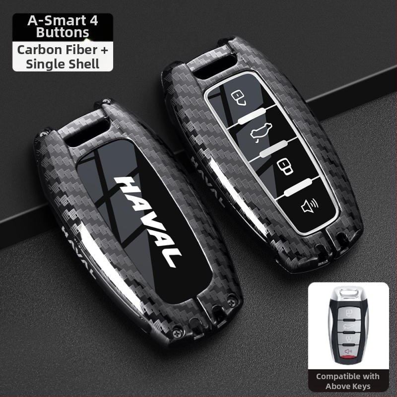 Kľúčový obal pre Haval – kompatibilný s H6, F7 Gen3, M6 Gen2, H7, Xiaolong, H9, H2; Zinkový zliatin, Vysoká kvalita, Značka Boden