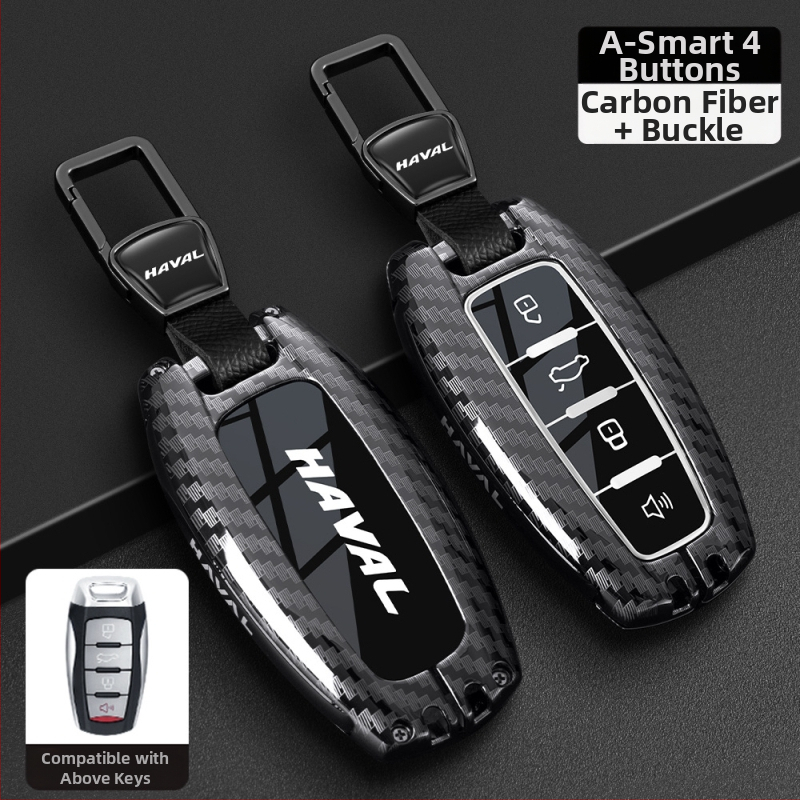 Kľúčový obal pre Haval – kompatibilný s H6, F7 Gen3, M6 Gen2, H7, Xiaolong, H9, H2; Zinkový zliatin, Vysoká kvalita, Značka Boden