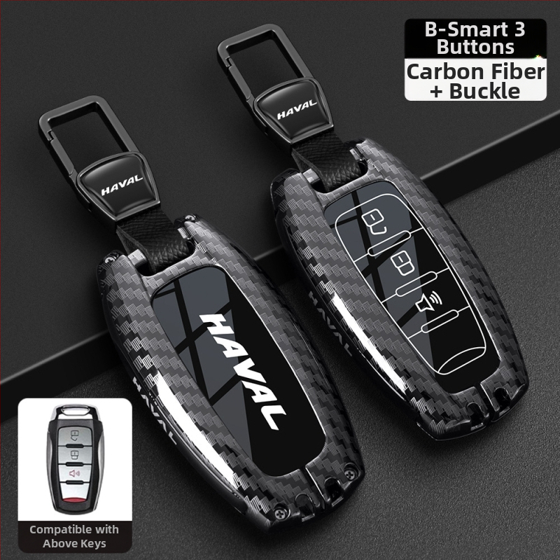 Kľúčový obal pre Haval – kompatibilný s H6, F7 Gen3, M6 Gen2, H7, Xiaolong, H9, H2; Zinkový zliatin, Vysoká kvalita, Značka Boden