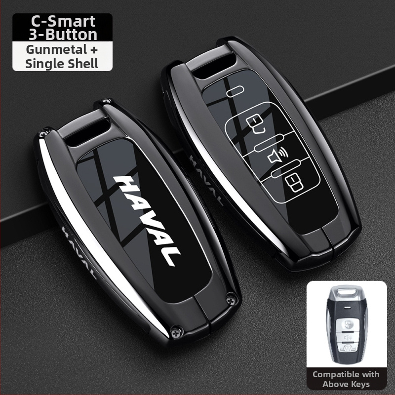 Kľúčový obal pre Haval – kompatibilný s H6, F7 Gen3, M6 Gen2, H7, Xiaolong, H9, H2; Zinkový zliatin, Vysoká kvalita, Značka Boden