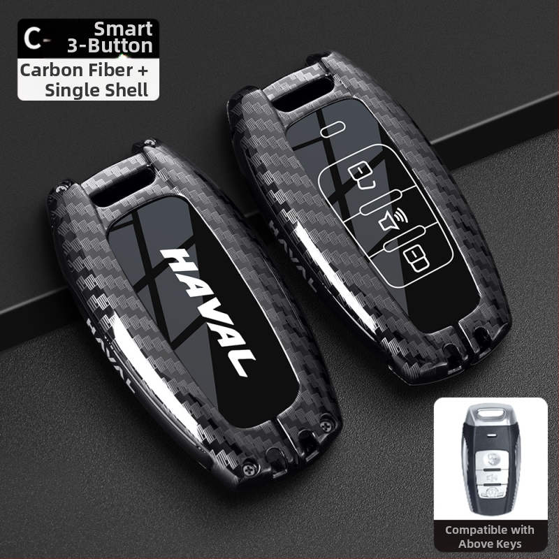 Kľúčový obal pre Haval – kompatibilný s H6, F7 Gen3, M6 Gen2, H7, Xiaolong, H9, H2; Zinkový zliatin, Vysoká kvalita, Značka Boden