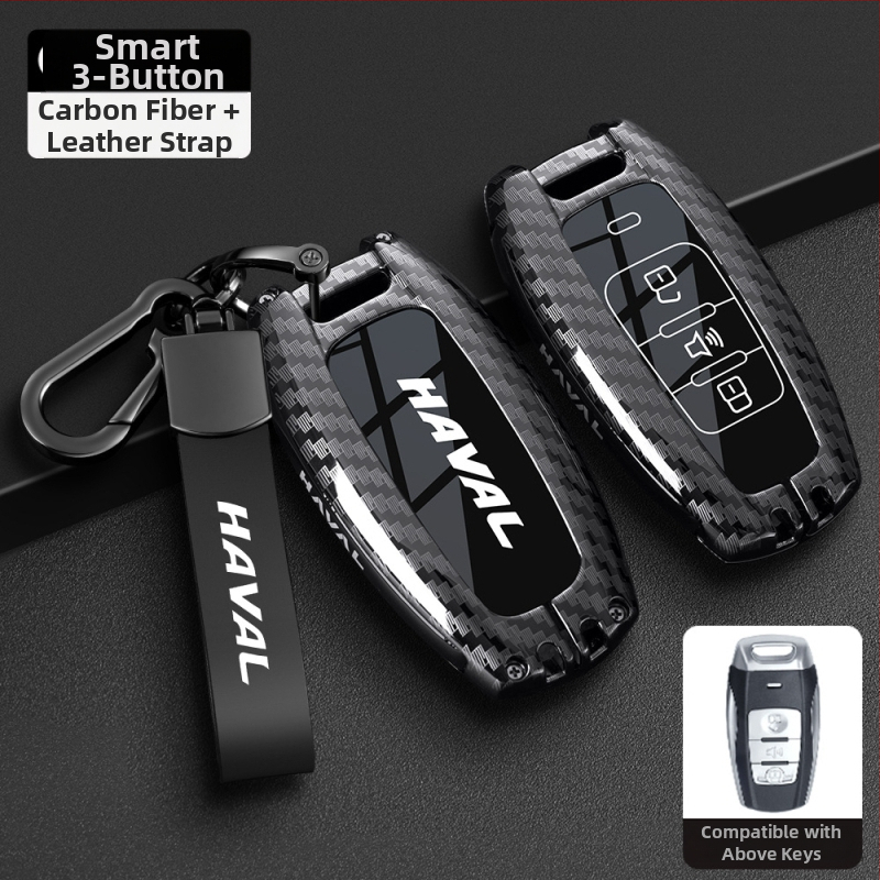 Kľúčový obal pre Haval – kompatibilný s H6, F7 Gen3, M6 Gen2, H7, Xiaolong, H9, H2; Zinkový zliatin, Vysoká kvalita, Značka Boden