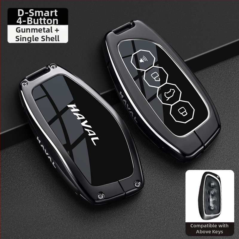 Kľúčový obal pre Haval – kompatibilný s H6, F7 Gen3, M6 Gen2, H7, Xiaolong, H9, H2; Zinkový zliatin, Vysoká kvalita, Značka Boden