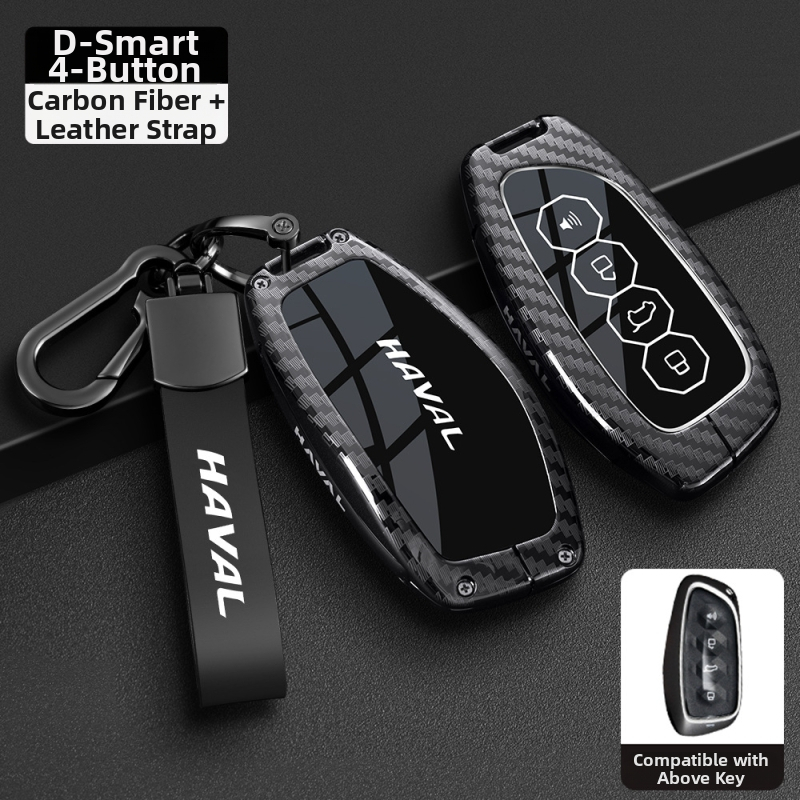 Kľúčový obal pre Haval – kompatibilný s H6, F7 Gen3, M6 Gen2, H7, Xiaolong, H9, H2; Zinkový zliatin, Vysoká kvalita, Značka Boden