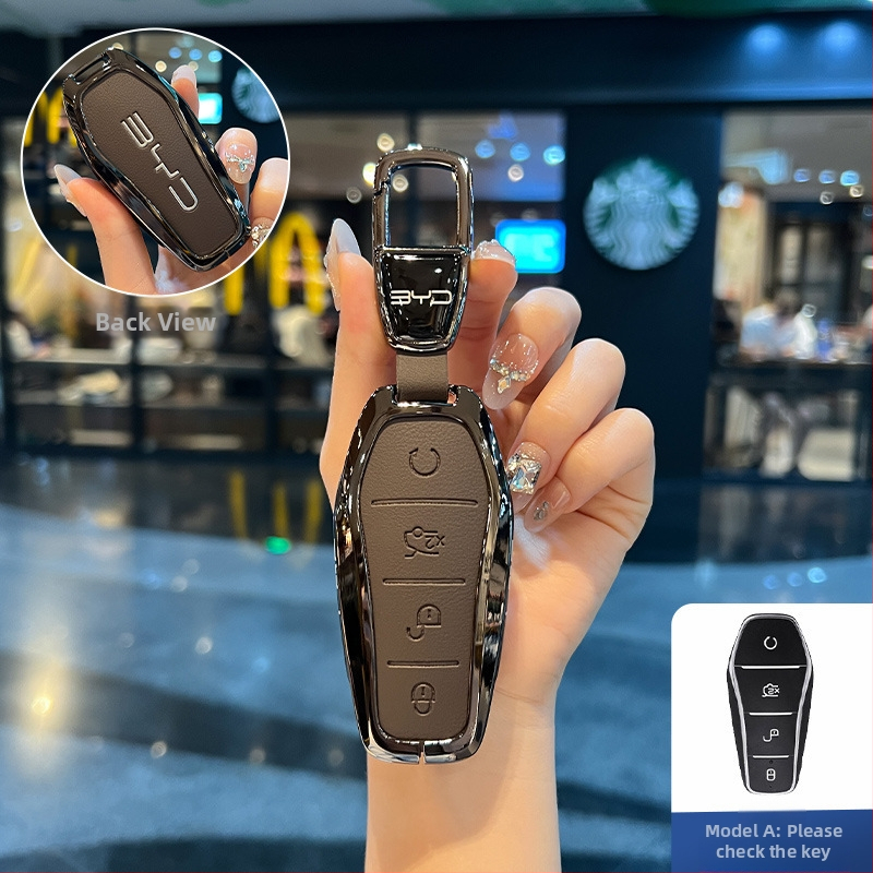 Kryt kľúča BYD NIUPONG - zinková zliatina, minimalistický štýl, možnosť prispôsobenia