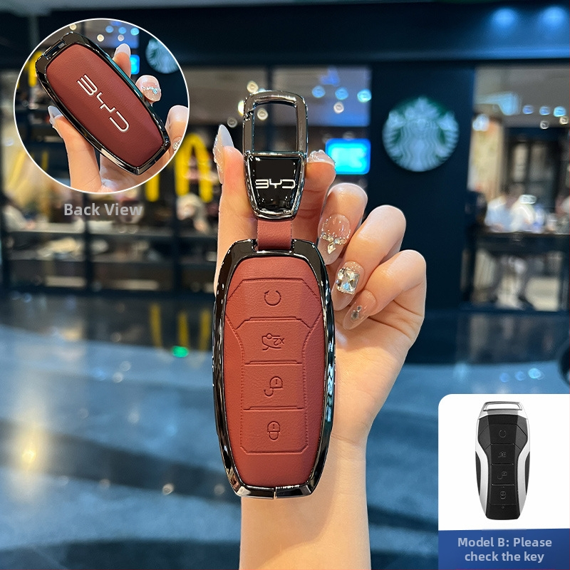 Kryt kľúča BYD NIUPONG - zinková zliatina, minimalistický štýl, možnosť prispôsobenia