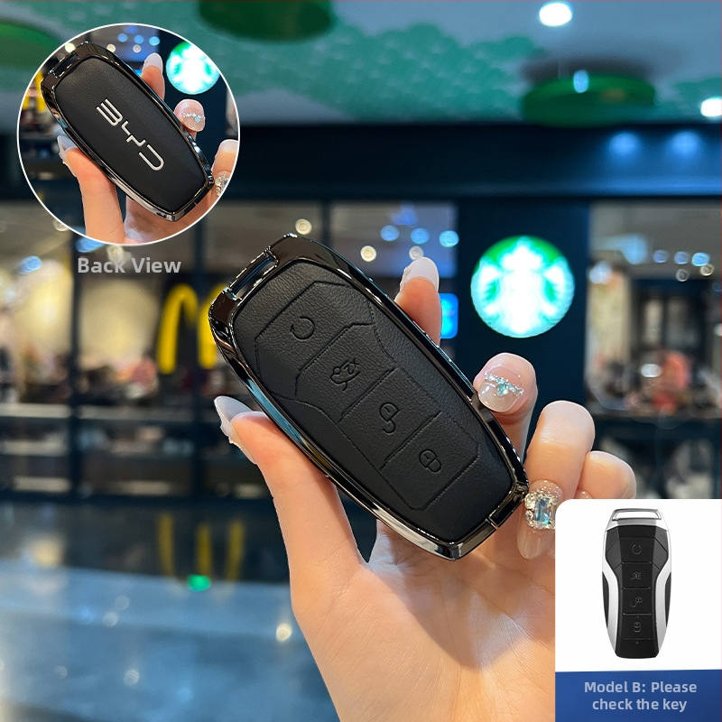 Kryt kľúča BYD NIUPONG - zinková zliatina, minimalistický štýl, možnosť prispôsobenia