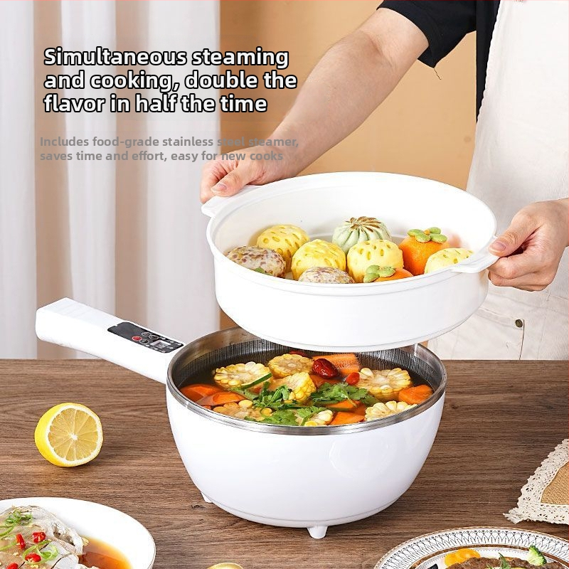 Višenamjenski električni lonac, kapacitet 4–5 L, snaga 1000–1350 W, unutarnji lonac od aluminijske legure, LCD zaslon, regulacija temperature