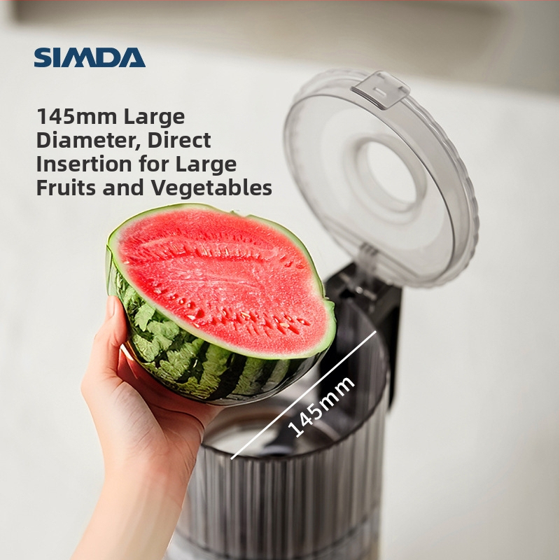 Domáci odšťavovač s oddelením šťavy a pulpou, automatický, výkon ≤200W, kapacita ≤400ml, rýchlosť ≤12 000 rpm, funkcia milkshake