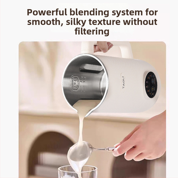 Sojové mlieko prístroj, Nerezové telo, Kapacita 1–2 l, Automatické čistenie, Rezervačná funkcia, Vhodné pre 4–5 osôb