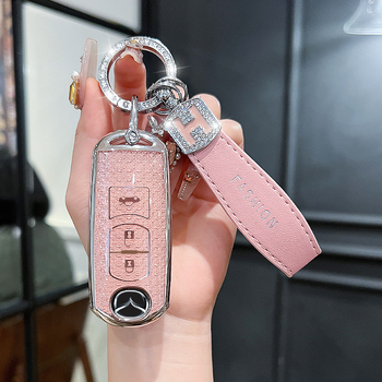 Kućište za ključ Mazda 3/Axela/Atenza – TPU, Trend stil, kompatibilno s CX-30/CX-50/CX-5/CX-4