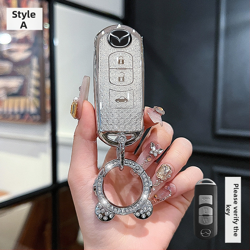 Obal na kľúč Mazda – TPU, Trend štýl, kompatibilné s Mazda 3/Axela/Atenza a CX-30/CX-50/CX-5/CX-4