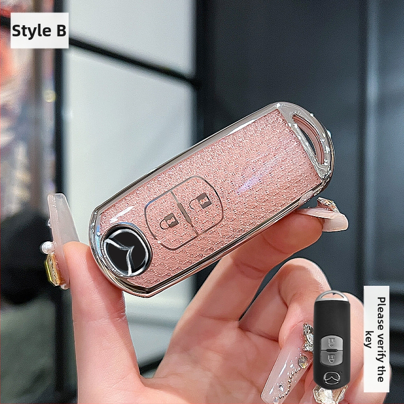 Obal na kľúč Mazda – TPU, Trend štýl, kompatibilné s Mazda 3/Axela/Atenza a CX-30/CX-50/CX-5/CX-4