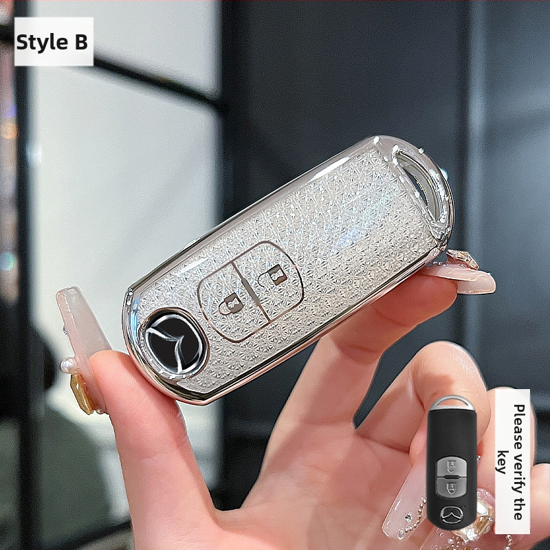 Obal na kľúč Mazda – TPU, Trend štýl, kompatibilné s Mazda 3/Axela/Atenza a CX-30/CX-50/CX-5/CX-4