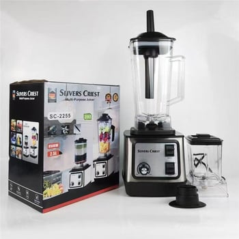 Високоскоростен блендер с двойна чаша – 6 скорости, 30000–39999 об./мин, капацитет под 1 л, корпус и чаши от неръждаема стомана