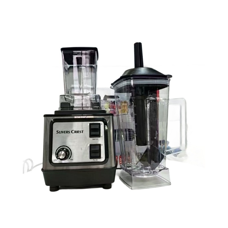 Високоскоростен блендер с двойна чаша – 6 скорости, 30000–39999 об./мин, капацитет под 1 л, корпус и чаши от неръждаема стомана