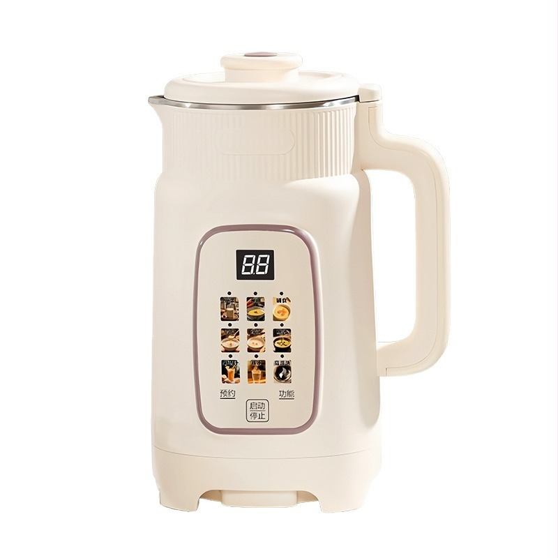 Vysokorýchlostný domáci mixér s tichým chodom, model G10: kapacita ≥1,2 l, 2–4 porcie, ovládanie tlačidlami, multifunkčný s filtrom na džús a sójové mlieko, izolácia, časovač, 3D rovnomerné zohrievanie.