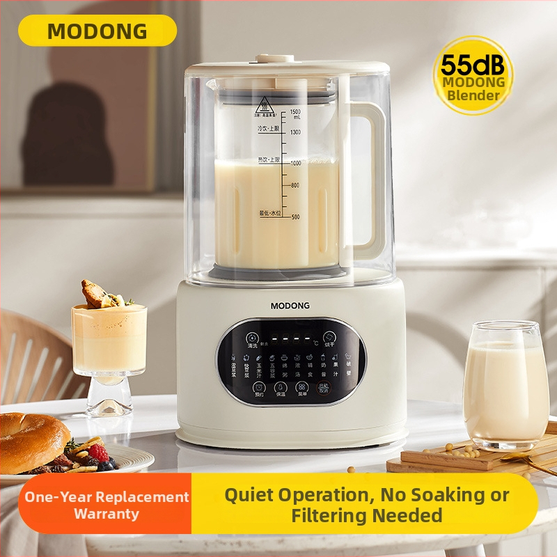 Ohrievajúci viacfunkčný vysokorýchlostný mixér s kapacitou 1,2 L, dotykové ovládanie, plne automatický chod