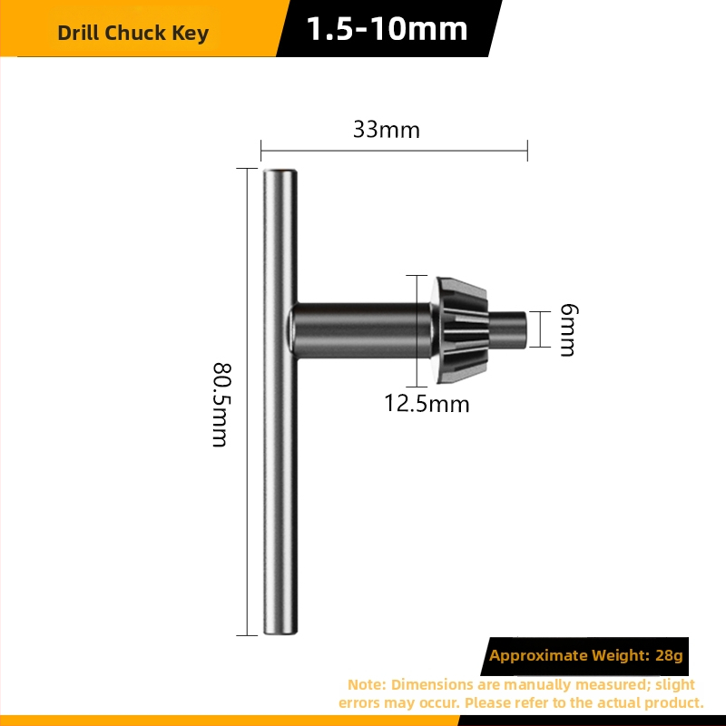 Kľúč pre upínací čap vrtáky — Model: Drill Chuck Key; Kód produktu: F7555J5MM97H58; Značka: Other
