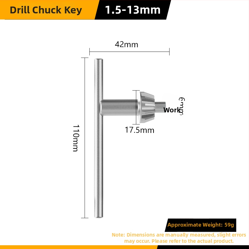 Kľúč pre upínací čap vrtáky — Model: Drill Chuck Key; Kód produktu: F7555J5MM97H58; Značka: Other