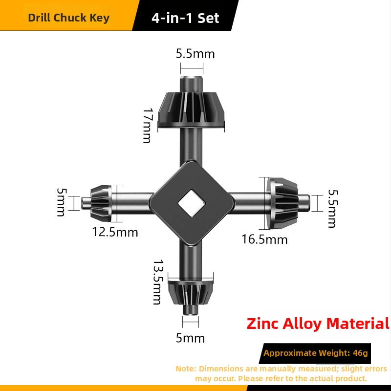 Kľúč pre upínací čap vrtáky — Model: Drill Chuck Key; Kód produktu: F7555J5MM97H58; Značka: Other
