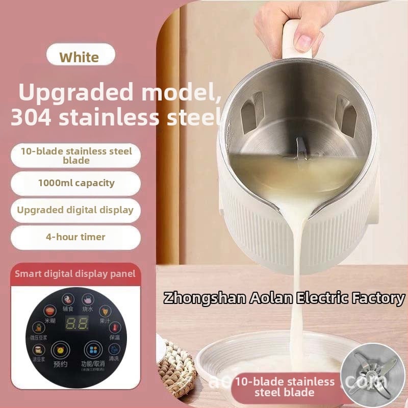 WD-D101 Μηχανή Γάλατος Σόγιας — Χωρητικότητα 1-2 L, Ισχύς 150W, 220V, 60Hz, Θέρμανση Πλαισίου