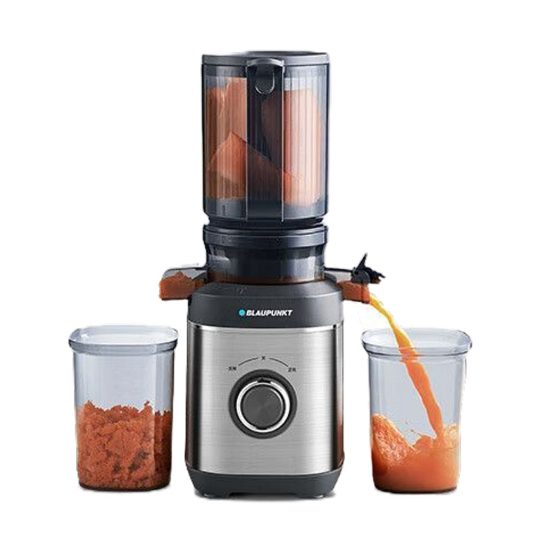 Sapphire kućni sokovnik — ABS kućište, do 200 W, maksimalni prinos soka 401–600 ml, maksimalna brzina 12 000 rpm, posuda za pulpu do 500 ml