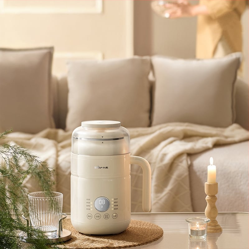 Little Bear DJJ-P05Z6 Μηχανή γάλακτος σόγιας για αποξηραμένα φασόλια, 0,6 L, Αποσπώμενα και πλενόμενα εξαρτήματα, Αυτόματο καθάρισμα