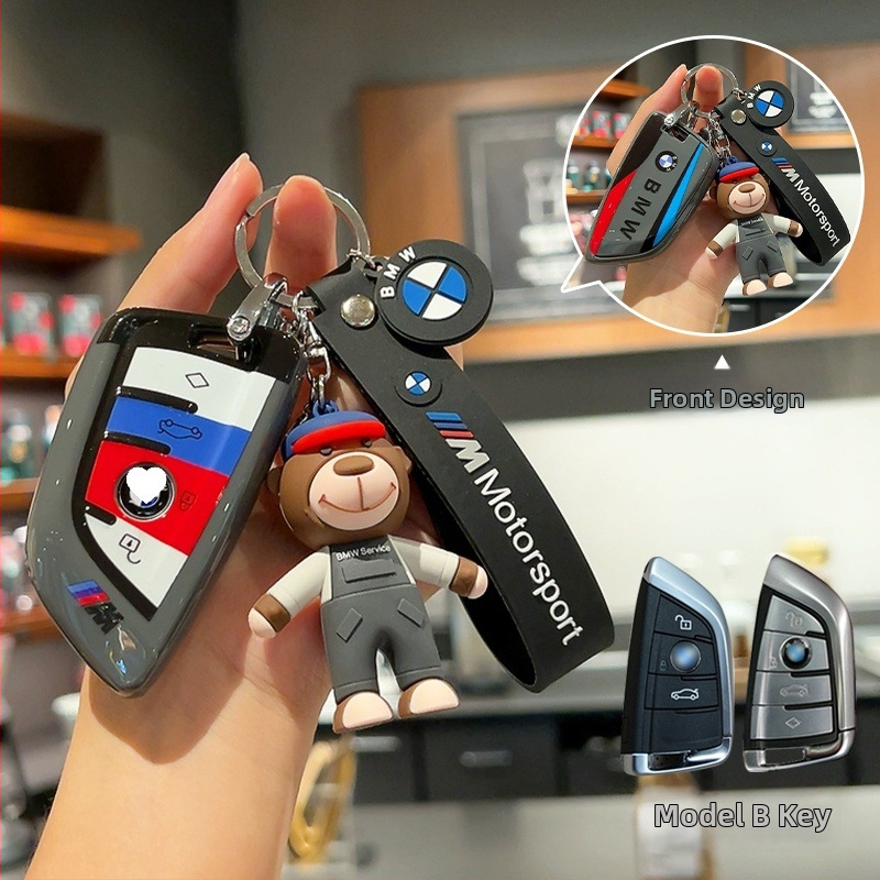 BMW TPU obal na kľúč, jednoduchý štýl, kompatibilný s radami 1/2/3/5 a X1/X3/X5, i3