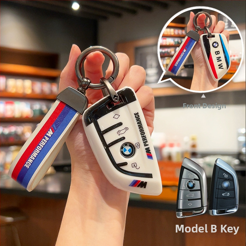 BMW TPU obal na kľúč, jednoduchý štýl, kompatibilný s radami 1/2/3/5 a X1/X3/X5, i3