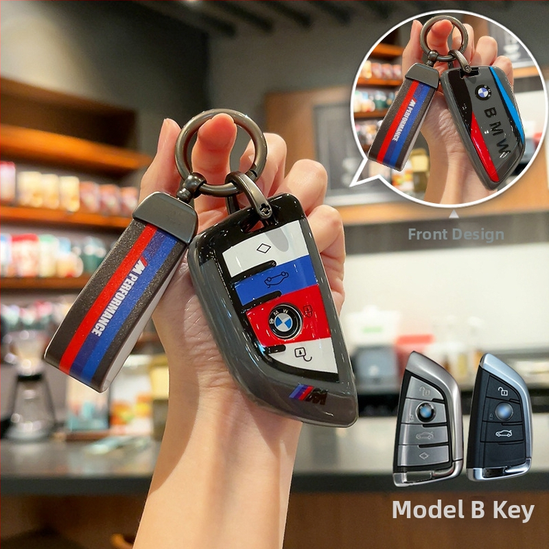 BMW TPU obal na kľúč, jednoduchý štýl, kompatibilný s radami 1/2/3/5 a X1/X3/X5, i3